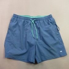 Bermuda de banho Southern Tide masculina prancha grande leve azul natação comprar usado  Enviando para Brazil