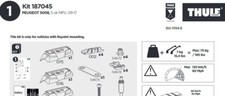 Thule 7045 roof for sale  CHATHAM