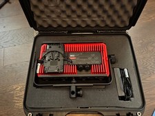 Luz de filme PRACTILITE 802, placa de bateria montagem em V, portas de celeiro e estojo rígido Nanuk comprar usado  Enviando para Brazil
