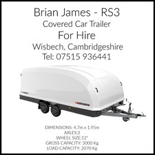 Brian james rs3 for sale  WISBECH