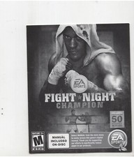Fight Night Champion PS3 SOMENTE MANUAL Autêntico SEM RASTREAMENTO comprar usado  Enviando para Brazil
