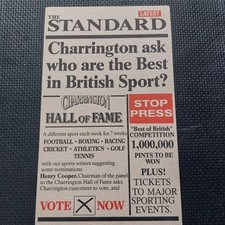 Charrington beer mat for sale  BRIDLINGTON