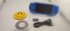 Sistema Sony PSP 3000 com carregador cor azul claro região livre capa personalizada, usado comprar usado  Enviando para Brazil