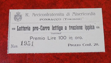 Ponsacco lotteria pro usato  Montione