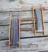Par de 2 - Molinetes manuais de madeira vintage enrolados para pesca comprar usado  Enviando para Brazil