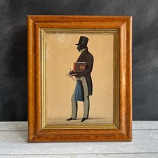 Antique colored silhouette for sale  DURSLEY