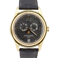 Relógio Patek Philippe calendário anual ouro amarelo 18k cinza ardósia 39 mm 5146J comprar usado Relógio Patek Philippe calendário anual ouro amarelo 18k cinza ardósia 39 mm 5146J comprar usado  Enviando para Brazil