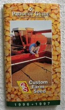 1996 Custom Farm Seed Corn-Soybean,CFS,Dwight-Momence-Decatur,Illinois Caderno comprar usado  Enviando para Brazil