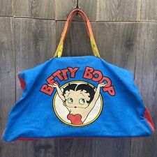 1994 - Betty Boop - Bolsa de viagem 22 pol.: lona azul/vermelha com bolsa de viagem pequena comprar usado  Enviando para Brazil