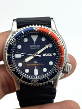Relógio de mergulho profissional masculino Seiko 5H26-7A19 Pepsi quartzo - 200m 42mm comprar usado  Enviando para Brazil
