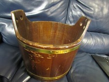 Wooden barrel planter for sale  Linden