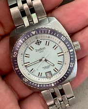 *RARO* Relógio de mergulho Zodiac Sea Dragon fabricado na Suíça mostrador azul Tiffany 100m, usado comprar usado *RARO* Relógio de mergulho Zodiac Sea Dragon fabricado na Suíça mostrador azul Tiffany 100m, usado comprar usado  Enviando para Brazil