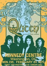 Queen concert flyer for sale  LONDON