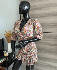 Floral ruffle dress for sale  LONDON