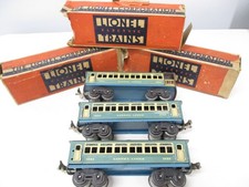 Lionel Train Pullmans 1692, 1692, 1693 azul litho calibre O pré-guerra X7028 comprar usado  Enviando para Brazil