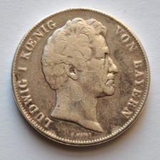 2 talar Bawaria podwójny talar, 3 1/2 guldenów 1861 srebrny bardzo rzadki na sprzedaż  PL