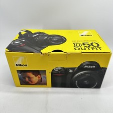 Usado, Kit de câmera digital SLR Nikon D50 6.1 MP corpo preto na caixa Japão comprar usado  Enviando para Brazil