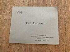 Rocket robert stephenson for sale  POULTON-LE-FYLDE