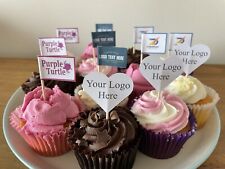 Personalised cupcake toppers for sale  BASILDON