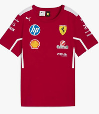 Camiseta Ferrari F1, Equipe 2025, Dark Cherry, Adulto, Mercadoria Oficial comprar usado  Enviando para Brazil
