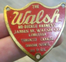 Walsh buckle harness for sale  Donalsonville