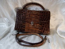 Vintage kroko tasche gebraucht kaufen  Esslingen am Neckar