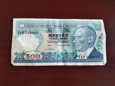 Turquie billet 500 d'occasion  Arques