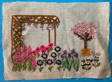 Textile broderie incruster d'occasion  Morestel