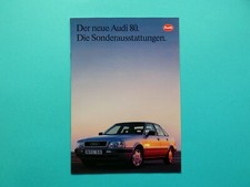 Prospekt / Katalog / Broschüre - Audi 80 (B4) - Sonderausstattungen - 07/91 comprar usado  Enviando para Brazil