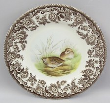 Spode Woodland 8" Talerz deserowy sałatkowy PRZEPIÓRKA 8" (20cm), używany na sprzedaż  Wysyłka do Poland