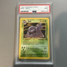 1999 POKEMON FOSSIL #13 MUK-HOLO PSA 9 Estado perfeito, usado comprar usado 1999 POKEMON FOSSIL #13 MUK-HOLO PSA 9 Estado perfeito, usado comprar usado  Enviando para Brazil