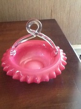 Victorian cranberry white for sale  BAKEWELL