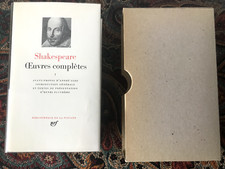 Pléiade shakespeare oeuvres d'occasion  La Rochelle