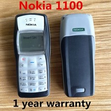 Telefone clássico desbloqueado original Nokia 1100 2G GSM 900/1800 1 ano de GARANTIA comprar usado  Enviando para Brazil