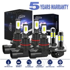 Lâmpadas de neblina para faróis de LED Chevy S10 LS Crew Cab Pickup 2.2L 1998-2004 6x comprar usado  Enviando para Brazil