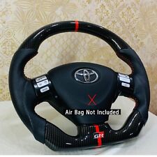 TOYOTA COROLLA 2009-12, VOLANTE COMPLETO COM FIBRA DE CARBONO E COURO, usado comprar usado  Enviando para Brazil