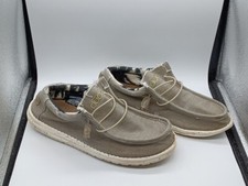 Sapatos de caminhada casuais Hey Dude Wally bege stretch - Tamanho 11 (encaixa como um 10) comprar usado  Enviando para Brazil