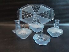 Conjunto de penteadeira de vidro azul Hermanova veja descrição. comprar usado  Enviando para Brazil