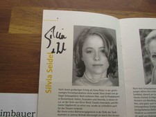 Original Autogramm Silvia Seidel (1969-2012) /// Autograph signiert signe 344135, usado comprar usado  Enviando para Brazil