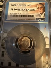 2002-S 10c Silver Roosevelt Dime - NGC PF 70 Ultra Cameo comprar usado  Enviando para Brazil