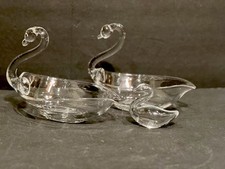 8 glass vintage swans 4 for sale 8 glass vintage swans 4 for sale Atwater