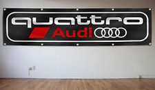 Usado, Bandeira Audi Quattro 2X8 pés Audi Sport Abt carro de corrida decoração garagem comprar usado Usado, Bandeira Audi Quattro 2X8 pés Audi Sport Abt carro de corrida decoração garagem comprar usado  Enviando para Brazil