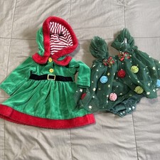 Roupas de Natal para bebês meninas de 0 a 3 meses usadas  comprar usado  Enviando para Brazil
