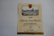 étiquette ancienne 1973 d'occasion  Biganos