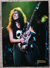 KIRK HAMMETT - 1990 Full page UK magazine poster METALLICA comprar usado  Enviando para Brazil