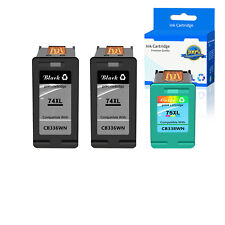Usado, Cartucho de tinta colorida 2PK 74XL preto 1PK 75XL para HP PhotoSmart C4385 C4440 C4450 comprar usado  Enviando para Brazil