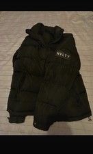 Black nvlty coat for sale  TELFORD