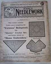 FANCY NEEDLEWORK ILLUSTRATED. c.1920  MAGAZINE VOL. 4 n.47 BEDSPREAD EMBROIDERY na sprzedaż FANCY NEEDLEWORK ILLUSTRATED. c.1920  MAGAZINE VOL. 4 n.47 BEDSPREAD EMBROIDERY na sprzedaż  Wysyłka do Poland