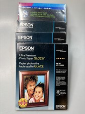 Lote 5 Papel de Cópia Fotográfica HP Epson Premium Novo e Caixa Aberta Brilhante Fosco  comprar usado  Enviando para Brazil