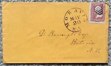 Capa clássica 1860s 3c extravagante cancelamento Morávia para Batavia Nova York comprar usado  Enviando para Brazil